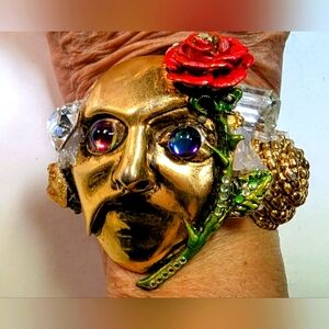 Wendy Gell Phantom Of The Opera Mask And Rose Rusty Cuff @lorik33t